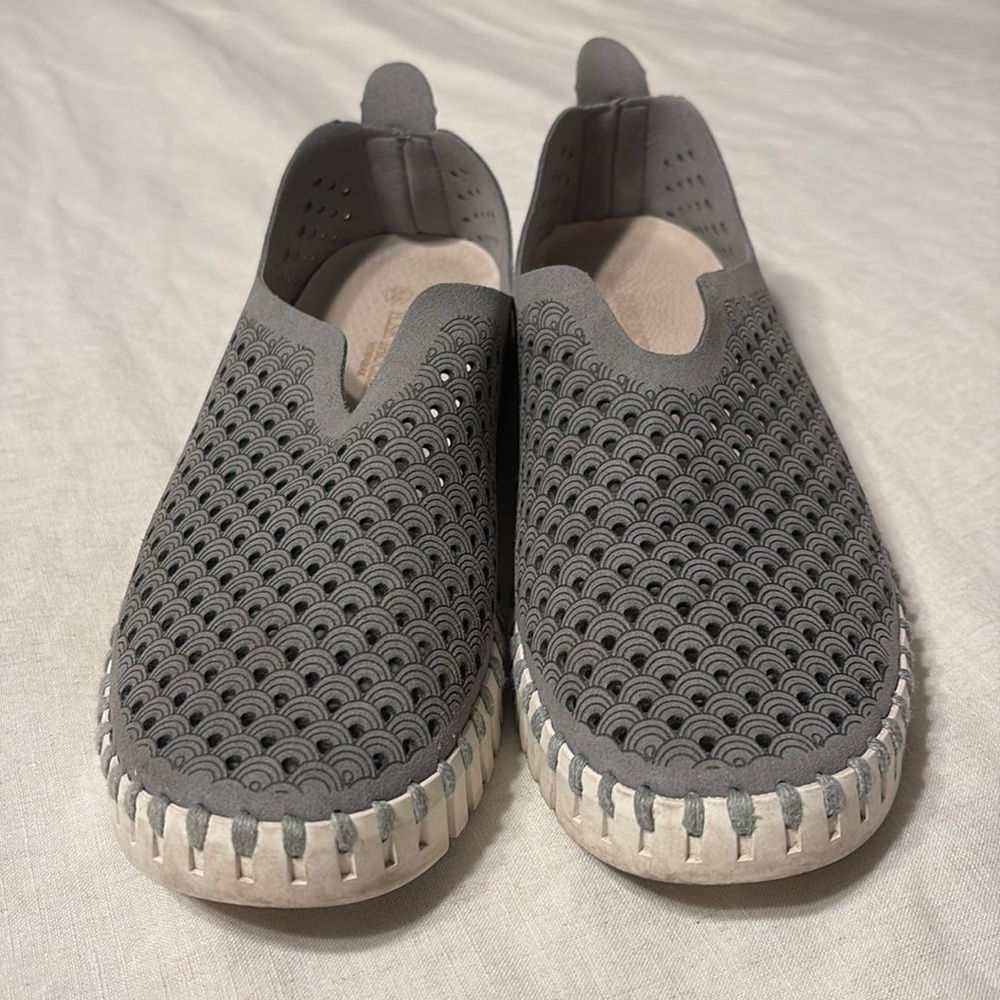 Ilse Jacobsen Gray tulip sneaker